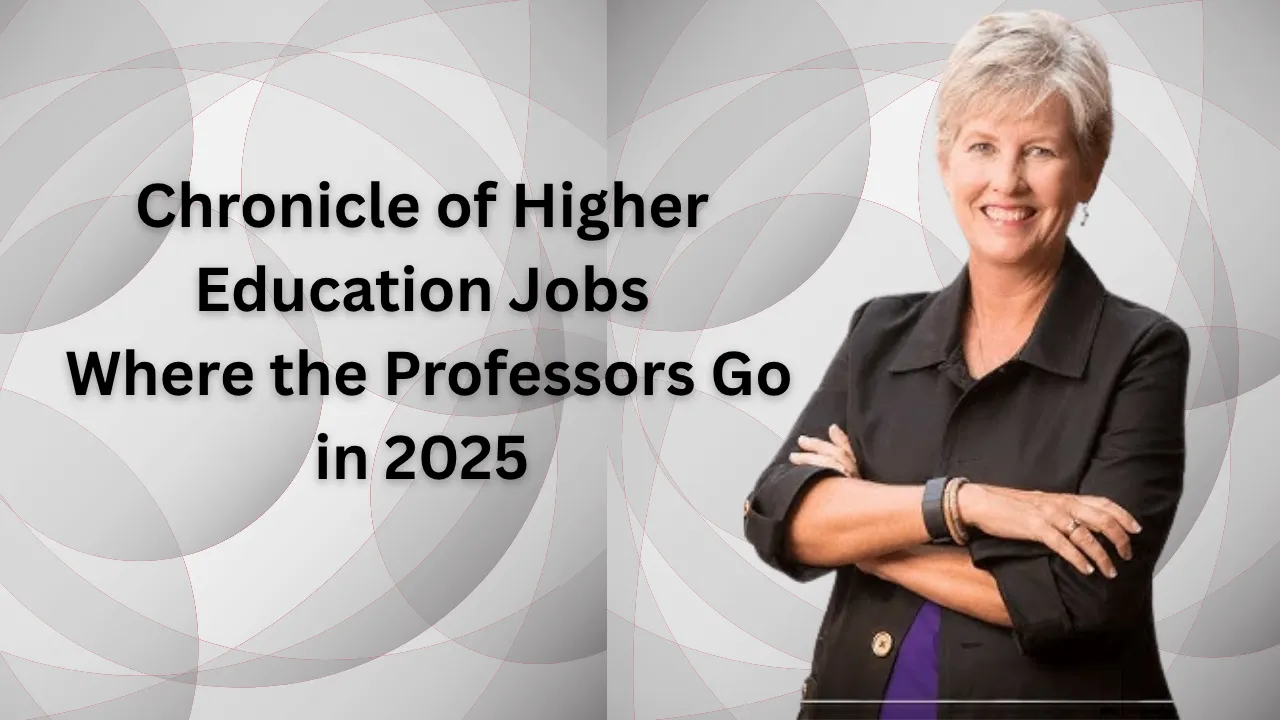 Chronicle of Higher Education Jobs