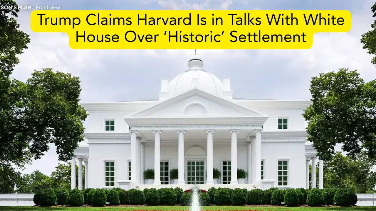 Harvard settlement talks