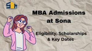 MBA Admissions at Sona