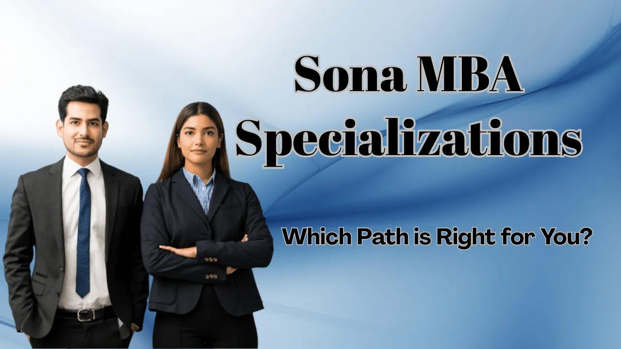 Sona MBA Specializations