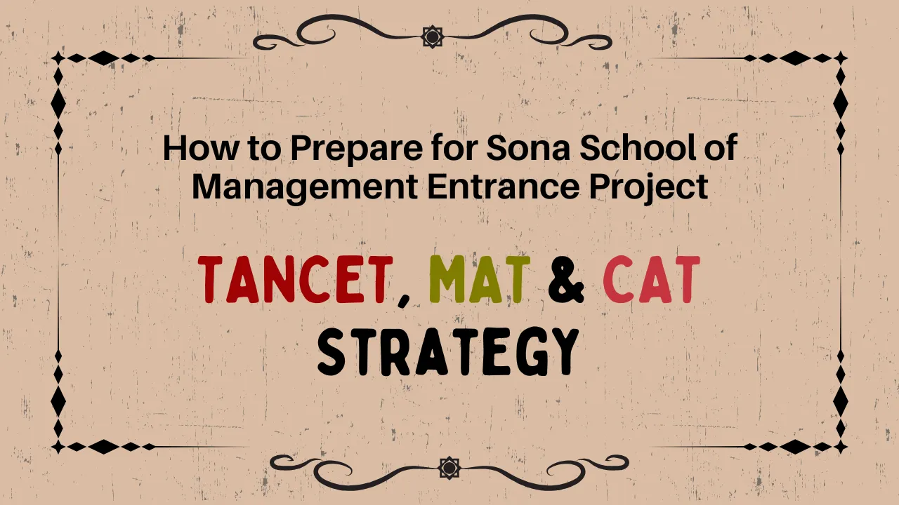 Sona School of Management